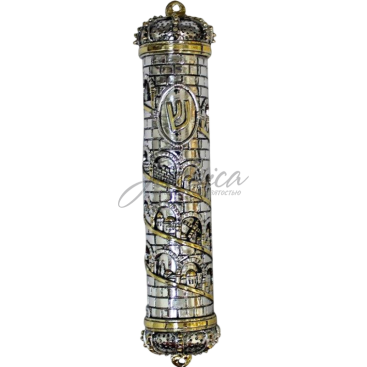 Коробочка для мезузы "Иерусалим" J1420