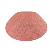 Кипа "Salmon Burlap"