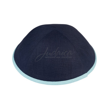 Кипа "Light Blue Rim"