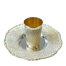 Бокал для кидуша с блюдцем-1  SD-999