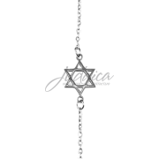 Браслет "Silver Magen David"