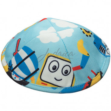 Кипа детская "Машинки"