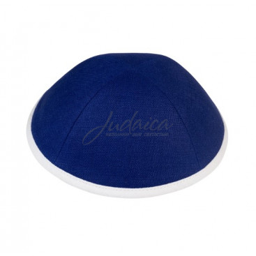 Кипа "Royal Blue Linen"