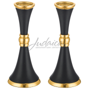 Подсвечники "Black and gold", 18 см