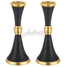 Подсвечники "Black and gold", 18 см