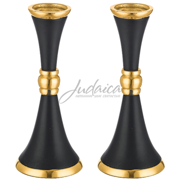 Подсвечники "Black and gold", 18 см