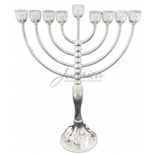 Ханукия "Серебрянные узоры", 38 см