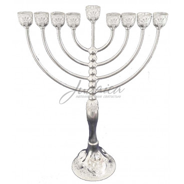 Ханукия "Серебрянные узоры", 38 см