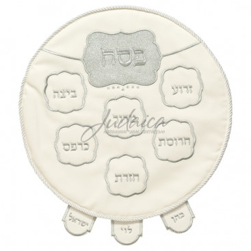 Покрывало (салфетка) для мацы эко-кожа "Серебро"