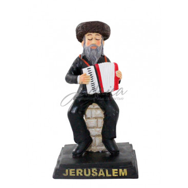 Статуэтка "Аккордеонист" (цветная)