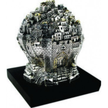 Панорама Иерусалим покрытая серебром