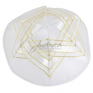 Кипа атлас "Звезда Давида"