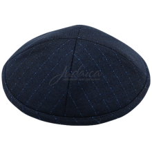 Кипа "Blue stripes", 17 см 