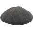 Кипа "Gray stripes", 19 см