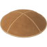 Кипа кожаная "Light brown", 15 см