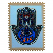 Магнит "Цветная Хамса"