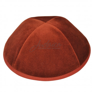 Кипа бархатная "Бордо"