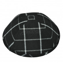 Кипа "Линии" черная