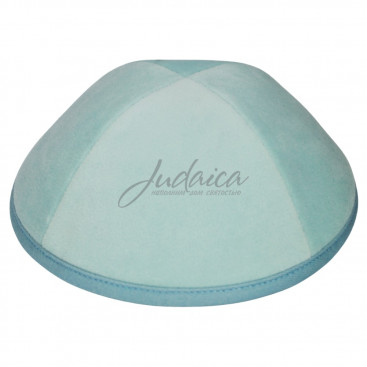 Кипа бархатная "Небесная"