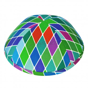 Кипа "Яркие ромбы"