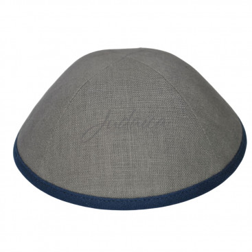 Кипа  "Синяя кайма"