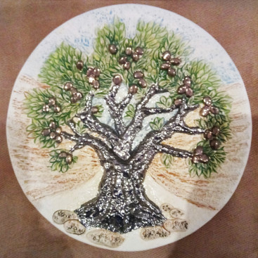 Тарелка "Оливковое дерево"
