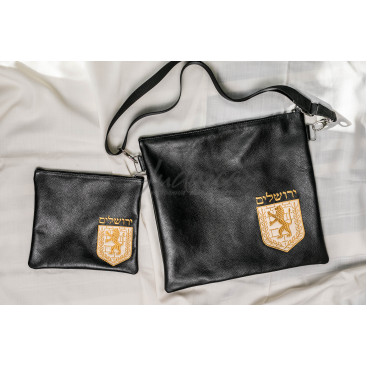 Комплект из натуральной кожи L69743