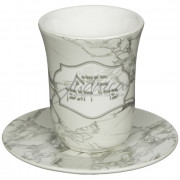 Бокал для кидуша "Мрамор"