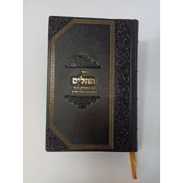 Тегилим с транслитерацией BL-24 в кожаном переплете