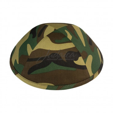 Кипа "Милитари стиль" зелёная 