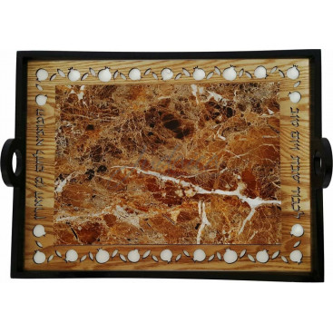 Поднос для халы "Мрамор"