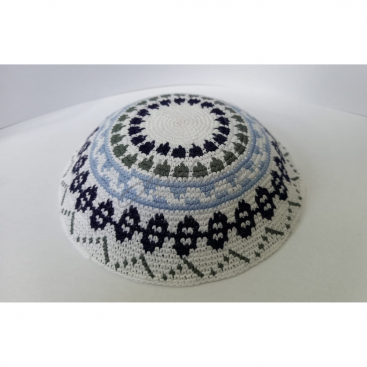 Кипа "Мозаика" вязаная